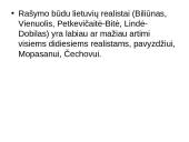 XX a. pradžios literatūra. Realizmas. Neoromantizmas 19 puslapis