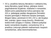 XX a. pradžios literatūra. Realizmas. Neoromantizmas 5 puslapis
