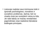 XX a. pradžios literatūra. Realizmas. Neoromantizmas 9 puslapis