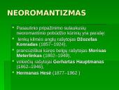 Neoromantizmo lietuvių literatūra 11 puslapis