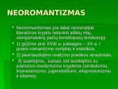 Neoromantizmo lietuvių literatūra 8 puslapis
