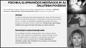 Gamtamokslinis pranešimas apie narkotines medžiagas (Psichiką veikiančios medžiagos) 7 puslapis