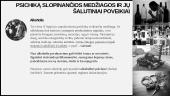 Gamtamokslinis pranešimas apie narkotines medžiagas (Psichiką veikiančios medžiagos) 8 puslapis