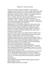 Odisėjas - tai vyriškumo pavyzdys