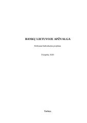 Lietuvos bankų apžvalga