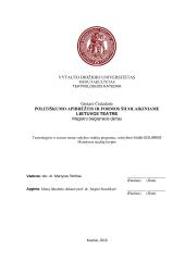 Politiškumo apibrėžtis ir formos šiuolaikiniame Lietuvos teatre