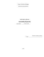 Automobilio Audi A4 B7 paieška Bosch ESI Tronic programoje