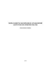 Nepilnamečių baudžiamoji atsakomybė Lietuvoje ir užsienio šalyse