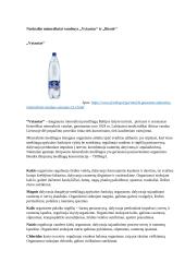 Atmintinė ,,Mineralinis vanduo‘‘ vaistinės pacientui ir farmacijos specialistui 5 puslapis