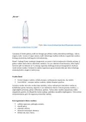 Atmintinė ,,Mineralinis vanduo‘‘ vaistinės pacientui ir farmacijos specialistui 6 puslapis