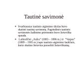 Lietuvių tautinis atgimimas (pamokos planas) 7 puslapis