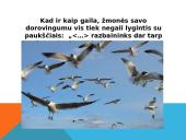 Paukščių motyvai K. Donelaičio „Metai“ 10 puslapis