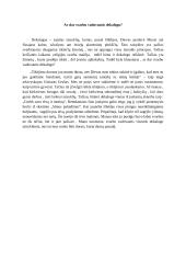 Ar dar svarbu vadovautis dekalogu? (samprotavimas)