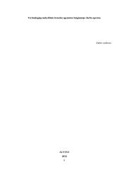 Technologijų mokyklinio brandos egzamino baigiamojo darbo aprašas