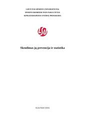 Skendimas, jo prevencija ir statistika