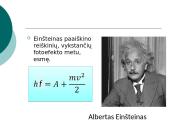 Planko kvantų hipotezė. Fotoefektas. 8 puslapis