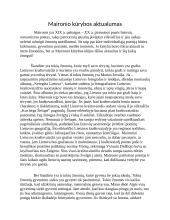Maironio kūrybos aktualumas
