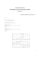 Manipuliacijos ir matematinės operacijos su signalais