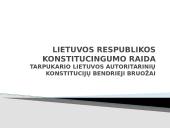 Lietuvos respublikos konstitucingumo raida