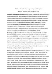 Lietuvių kalbos ir literatūros programinių autorių konspektai 