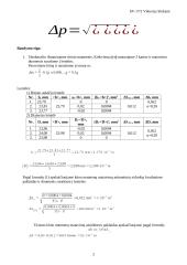 Medžiagos tankio nustatymas ir atsitiktinių dydžių paklaidų skaičiavimas 2 puslapis
