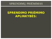Sprendimų priėmimas (vadyba) 11 puslapis