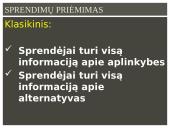 Sprendimų priėmimas (vadyba) 7 puslapis