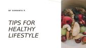Tips for healthy lifestyle