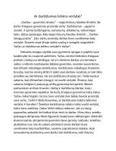 Ar darbštumas tebėra vertybė?