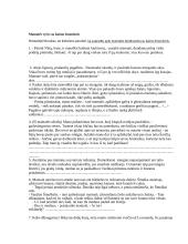 Mamatės ryšys su kaimo žmonėmis 