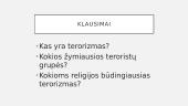 Kas yra terorizmas? 8 puslapis