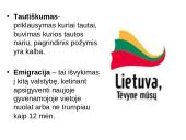 Lietuvos piliečių emigracija skaidrės 2 puslapis