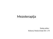 Klasikinė mezoterapija