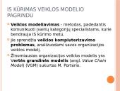 Informacijos valdymo pagrindai organizacijos veiklos analizė vertės grandinės modelis VGM 13 puslapis