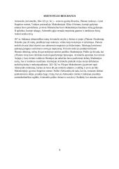 Antikos mąstytojas Aristotelis apie žmogaus ugdymą 4 puslapis