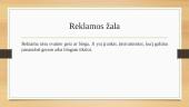 Reklamos poveikis visuomenei 8 puslapis
