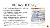 Raštija Lietuvoje 5 puslapis