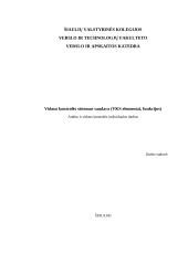 Vidaus kontrolės sistemos sandara