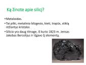 Silicis (Si) 2 puslapis