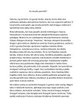 Ko nevalia pamiršti?