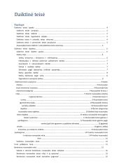 Daiktinės teisės konspektas