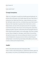 Pasakos analizė „Pinokis“