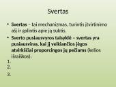 Skyriaus „Paprastieji mechanizmai“ apibendrinimas 7 puslapis
