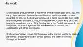 William Shakespeare slides 6 puslapis