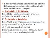 Aiškinamosios sakinio dalys 9 puslapis