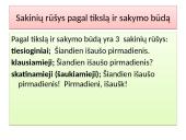 Sakinys 3 puslapis