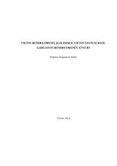 Vietos bendruomenių įgalinimas vietos savivaldoje: Garliavos bendruomenės atvejis