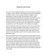 Weekend with friends