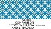 School comparison between UK, USA and Lithuania 8 puslapis