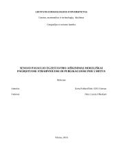 Senojo pasaulio egzistavimo aiškinimas moksliškai pagrįstuose straipsniuose ir publikacijose per 5 metus